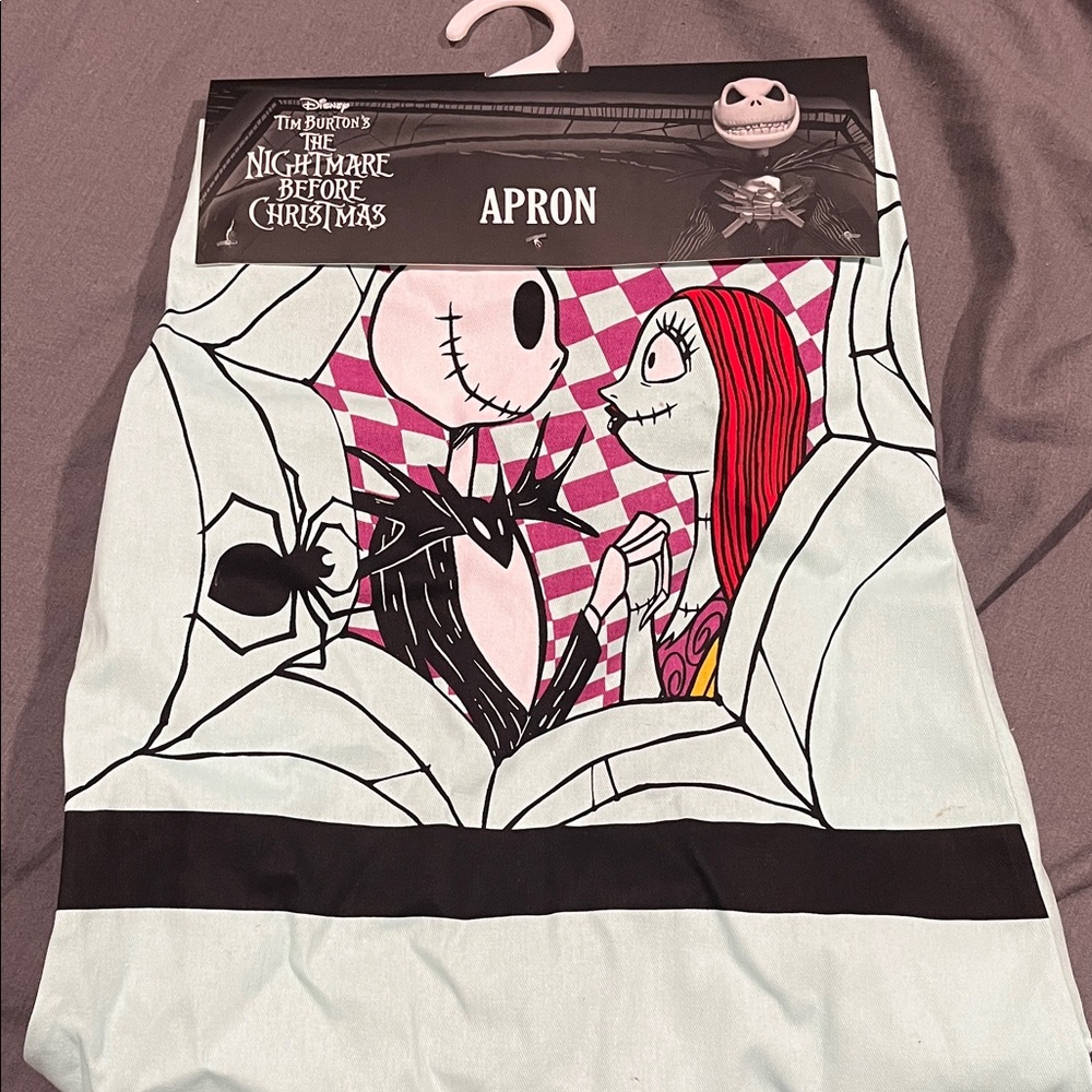 Disney Nightmare Before Christmas Jack and Sally Apron